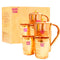 Copper Jug Glass set, glass water jug