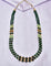 Designer 2-Line Monalisa Emerald Beads Mala