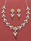 Designer GJ Zirconia Necklace Set