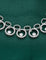 Designer Rhodium Polish Zirconia Necklace Set