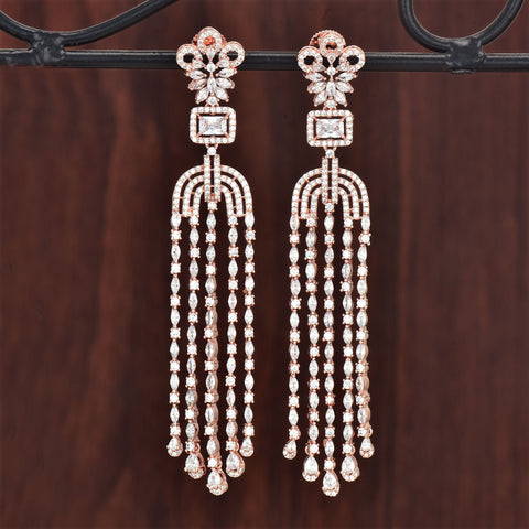 Zirconia Dangler Earrings