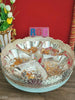 RGC Astotaram combo 5 types of flowers with imported German silver plate and bowls set
