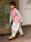 Set of 3 - Anant Organic Cotton Block Printed Long Kurta with Jacket