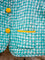 Aqua Fun Blue Organic Cotton Quilted Tea Cup Jacket