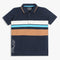 Boys Striped Sport Polo T-Shirt