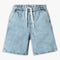 Boys Solid Above Knee Fully Elasticated With Drawcord Shorts