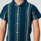 Boys Striped Cuban Shirt