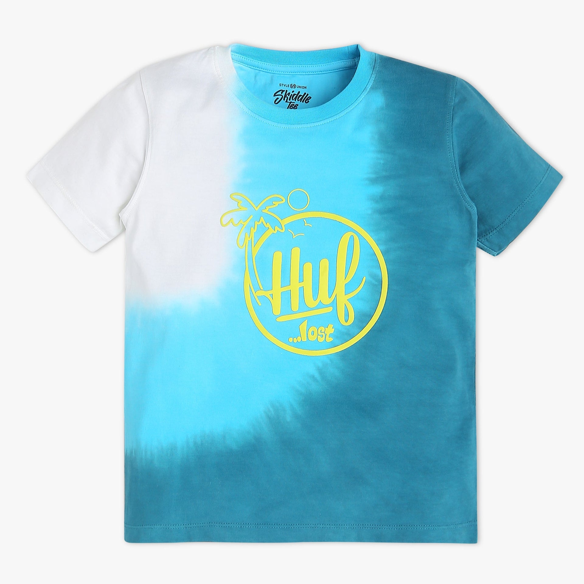 Boys Crew Neck Tie - Dye Skiddle T-Shirt