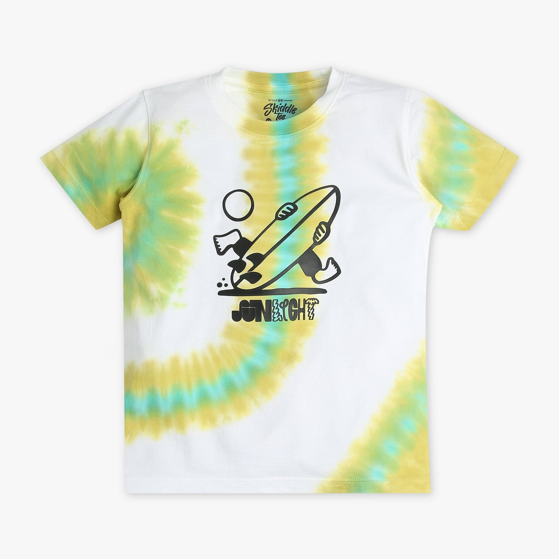 Boys Crew Neck Tie - Dye Skiddle T-Shirt