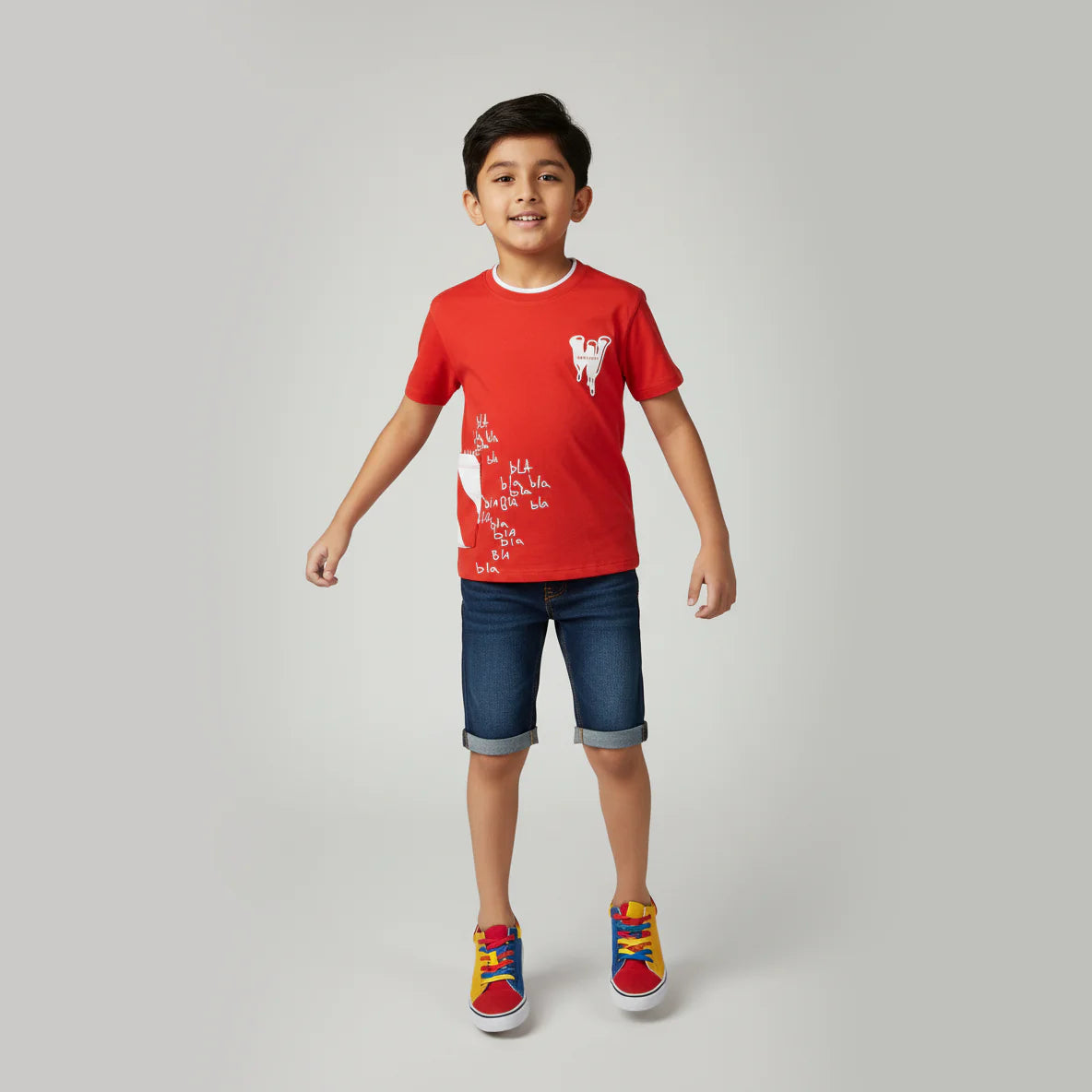 Boys Cotton Printed T-Shirt
