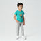 Boys Cotton Crew Neck Graphitee