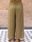Solid Olive Palazzo Pants
