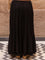 Black Crinkled Skirt