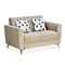 Cooper 2 Seater Fabric Sofa- Beige