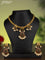 Antique attigai necklace with kemp stones and pearl hangings