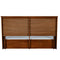 Electra Max Solid wood Bed with Box Storage (Walnut)
