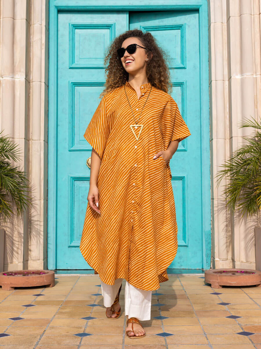 Set of 2 - Desert Safari Shirt Dress and Trousers