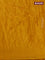 Chiniya silk saree mustard yellow with plain body and woven border