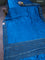 Chiniya silk saree cs blue with plain body and woven border