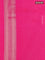 Banarasi semi silk saree pink with allover thread & zari weaves and woven border