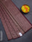 Banarasi semi silk saree wine shade with allover thread & zari weaves and woven border