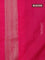 Banarasi semi silk saree pink with allover thread & zari weaves and woven border