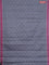 Coimbatore cotton saree grey and pink with allover self emboss and thread woven border