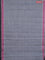 Coimbatore cotton saree grey and pink with allover self emboss and thread woven border