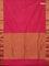 Arani semi silk saree dark peach pink with zari woven buttas and zari woven border