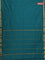 Arani semi silk saree peacock green with zari woven temple buttas and zari woven border