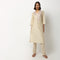 Embroidered V Neck Kurta