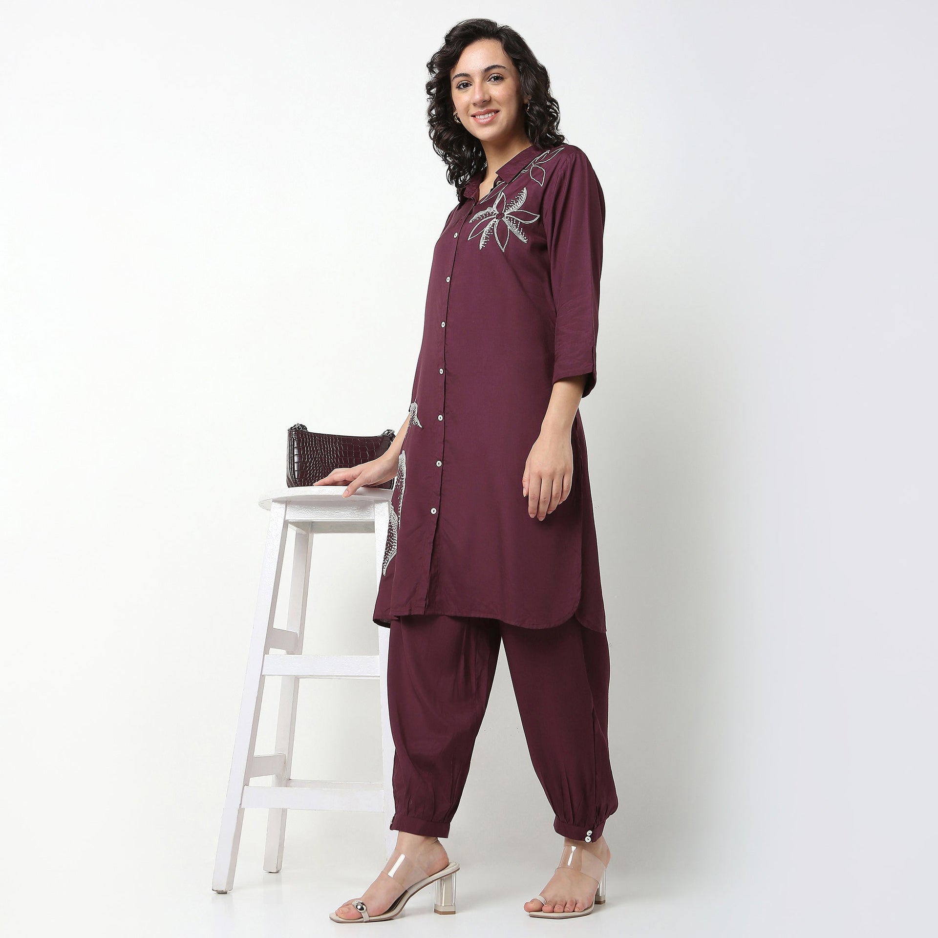 Ankle Length Straight Pants