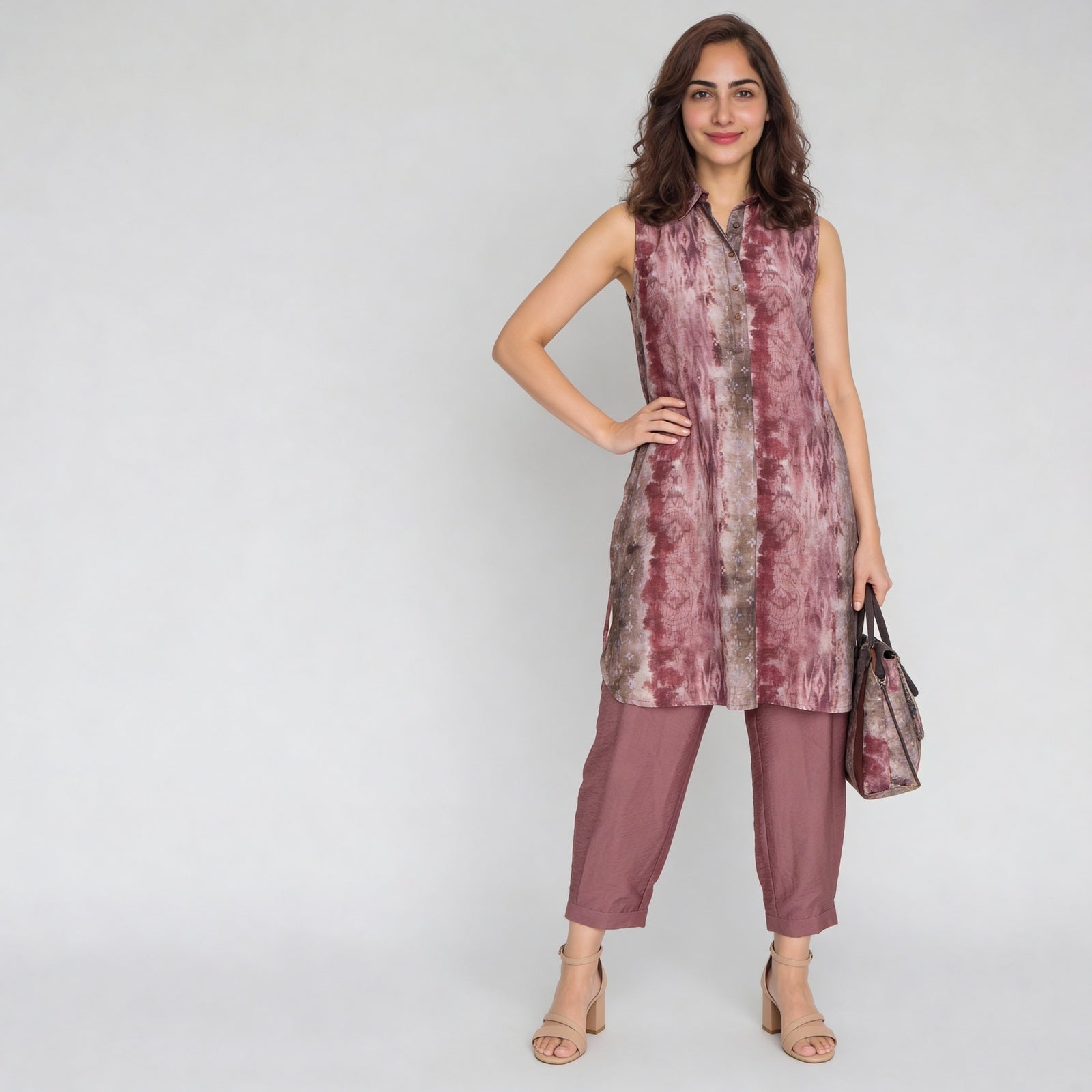 Ankle Length A-Line Flared Pants