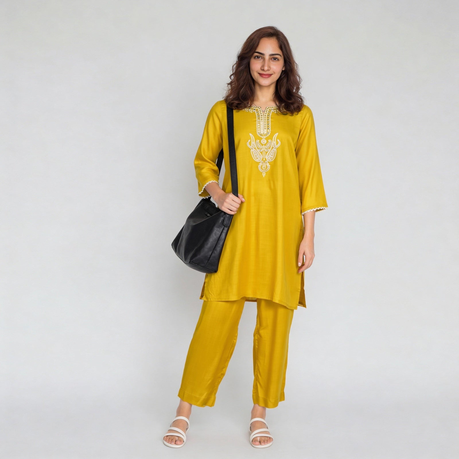 Ankle Length Straight Fit Pant