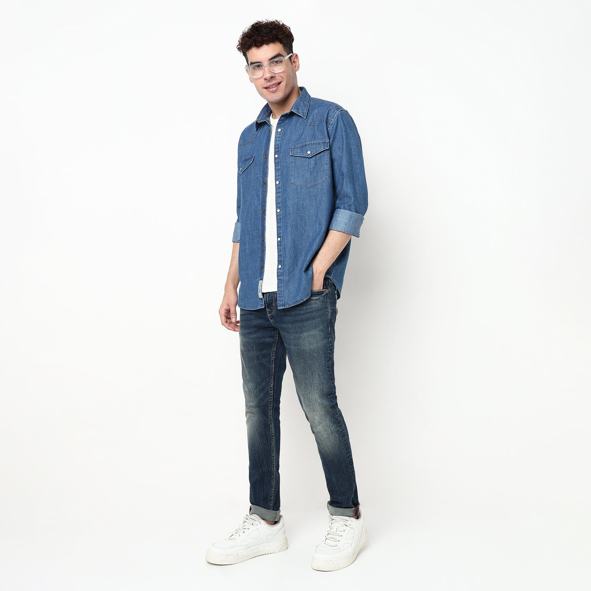 Cotton Alpha Double Pocket Shirt