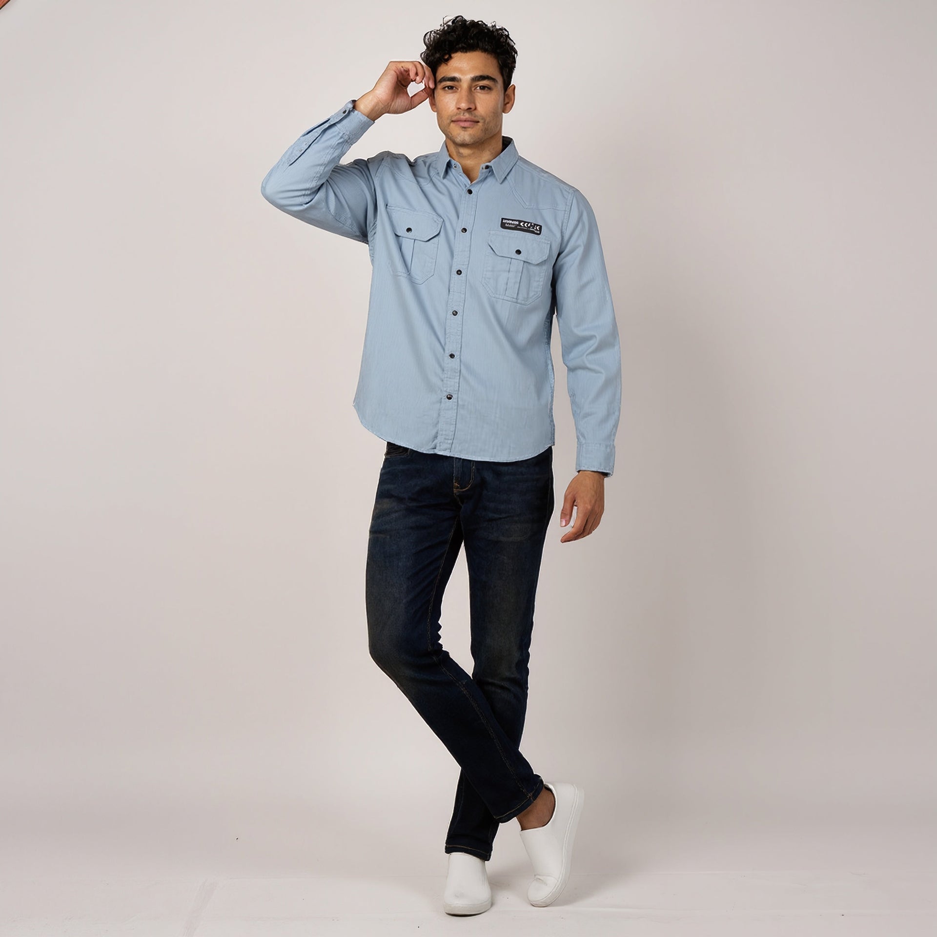Cotton Double Pocket Alpha Shirt