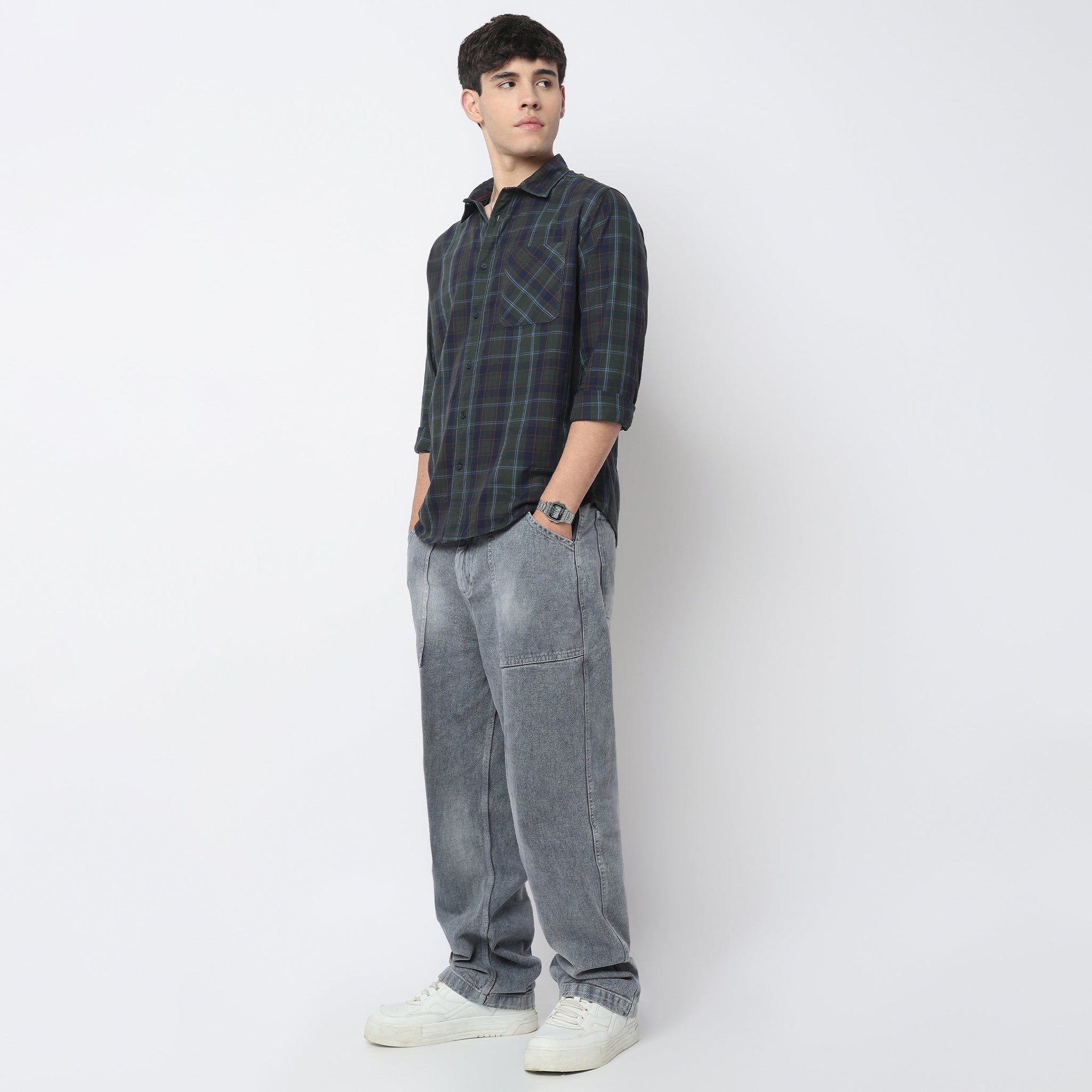 Cotton Checkered Ranger Shirt