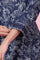 Indigo Handblock Print Flared Cotton Kurta