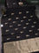 Banarasi poona silk saree black with zari woven leaf buttas and simple zari border