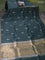 Banarasi organza silk saree greyish green with zari woven buttas and zari woven piping border