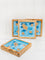 Set of 4 - Gold Leaf Wooden Coasters
