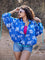 Gypsy Kantha Embroidered Block Printed Bomber Jacket