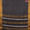 Bhagalpuri saree black with allover butta prints and zari woven border