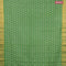 Bhagalpuri saree green with allover butta prints and zari woven border