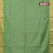 Bhagalpuri saree green with allover butta prints and zari woven border