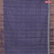 Bhagalpuri saree blue with allover bandhani prints and zari woven border