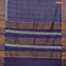 Bhagalpuri saree blue with allover bandhani prints and zari woven border