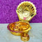 Traditional Handcrafted Brass Haldi Kumkum box, Multipurpose Sindoor Box