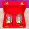 Silver Plated Brass Glass Set, Premium Drinkware on Special Occasions (Pack of 2 Pcs)