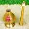 Brass Rose Water Sprinkler, Brass Paneer Bottle, Sprinkler bottle for holy water (Height 13 Inches)